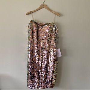 BHLDN sequin mini dress